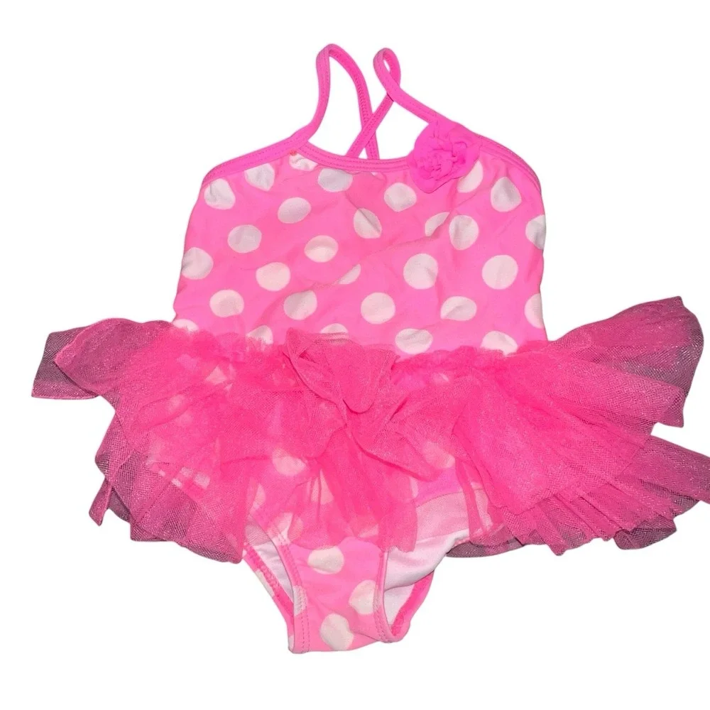Bundle Of 3 Toddler Girl Bathing Suits Size 18‎ Months OP Floral One Piece Beach